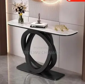 Modern Luxury Console Table With Marble Top