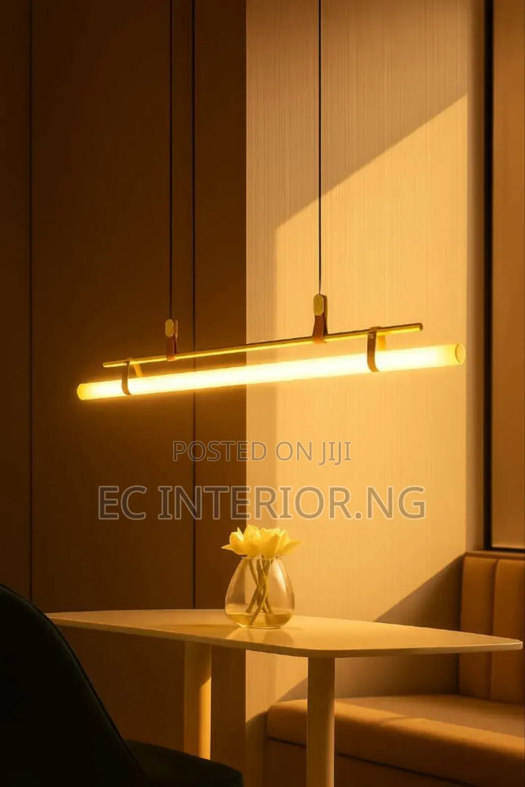 Minimalist Vintage Linear Chandelier
