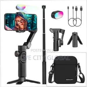 Smart X-Pro Ai Track Aochuan Phone Gimbal 3500mah,Rgb Light,Bag,Tripod