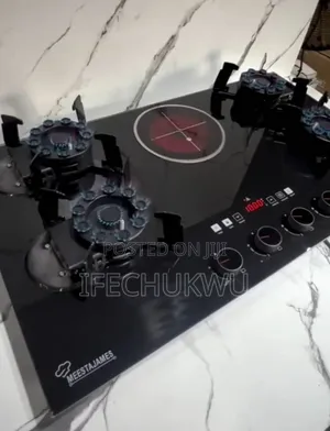 Original Meestajames Built-in 4+1 Flips Up Gas Electric Cooker Hob