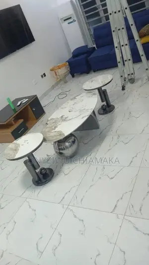 Modern Marble Center Table Set – Living Room Tables
