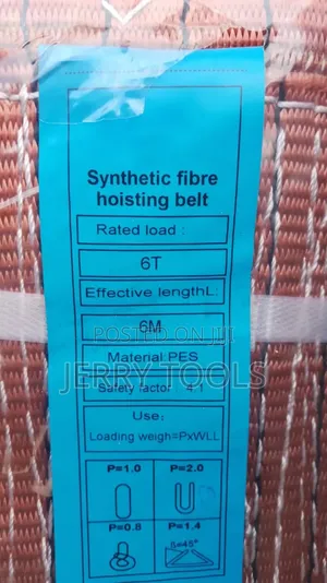 Lifthing / Webbing Sling Belt (6meters By 6 Tons)
