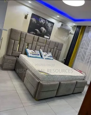 Padded Bedframe Very Strong and Neatly Designed