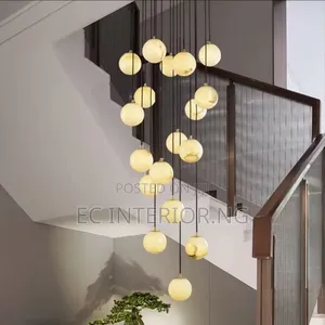 Modern Stair Chandelier Pendant Light Indoor Lighting Ceiling Lamp