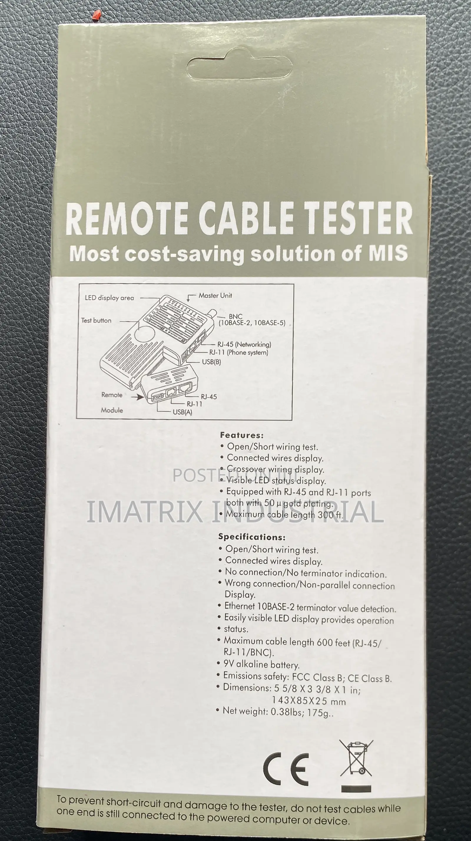 Remote Cable Tester
