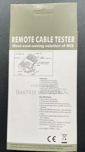 Remote Cable Tester