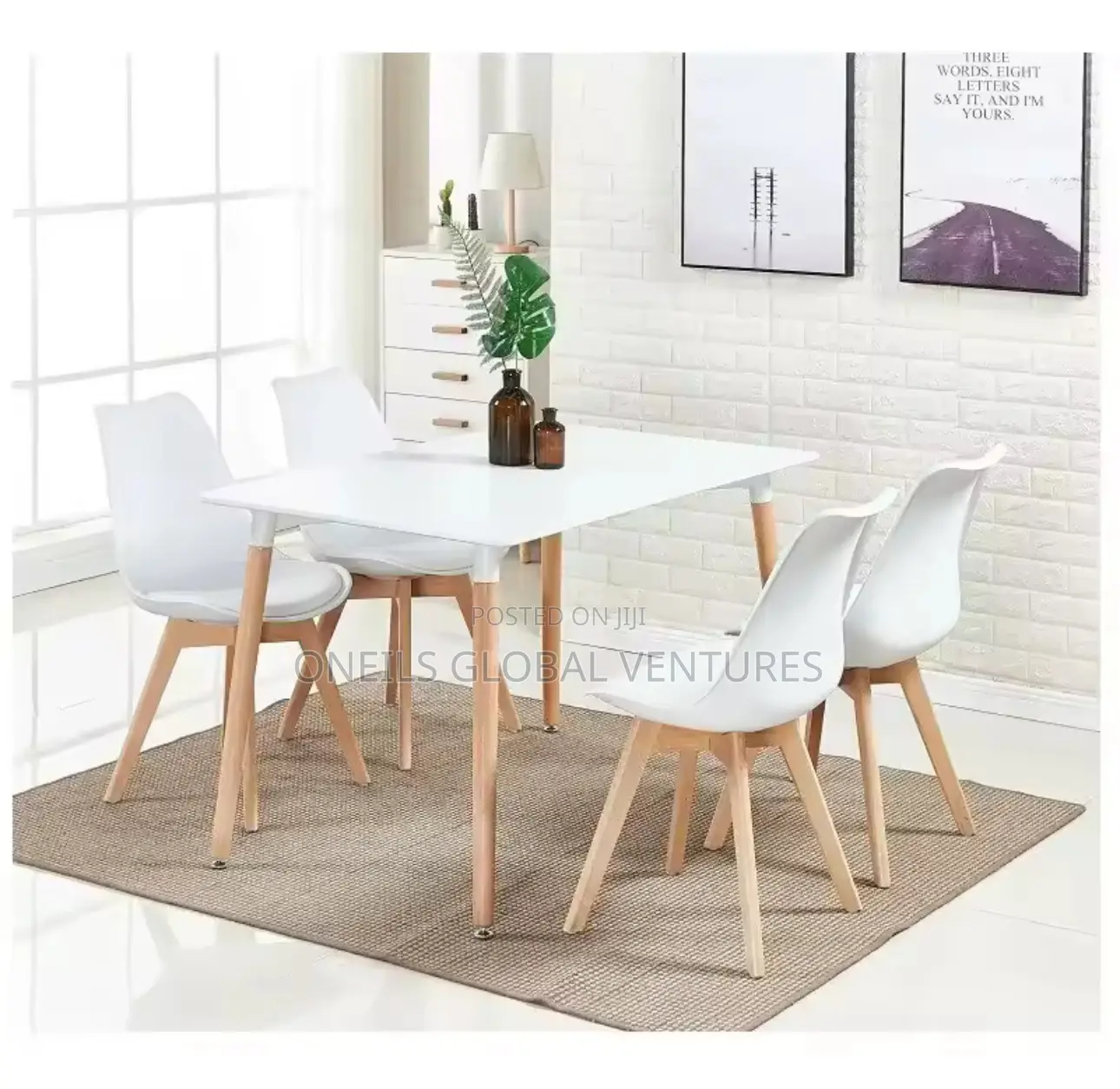Canteen Chairs and Table