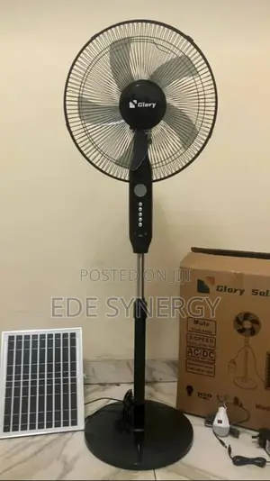 New Long Lasting Solar Fan, Low Noise for Home and Office Useage