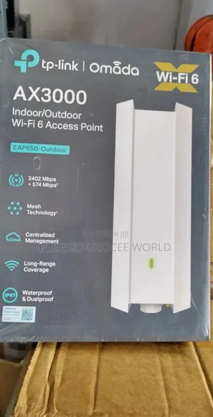Tplink Eap650 Omada Ax3000 Indoor/Outdoor Wifi 6 Access Point Device