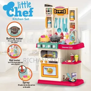 Talented Little Chef Spraying Kitchen on Discount