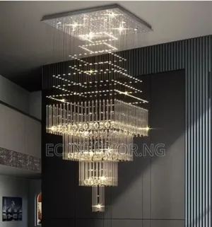 Modern Ceiling Chandelier for Living Room Living Room Columnar Crystal