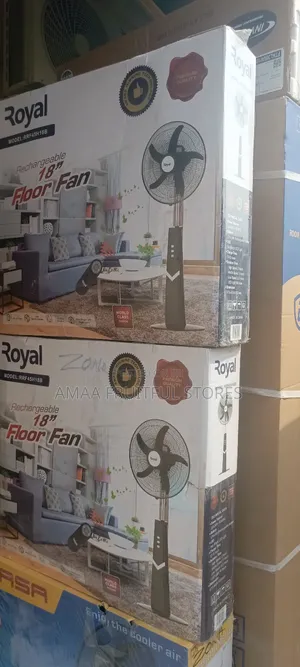 Royal Rechargeable Fan 18"