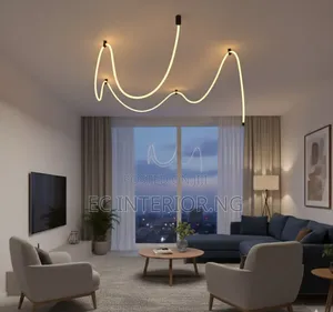 Modern Braided Hose Led Chandelier Living Room Bedroom