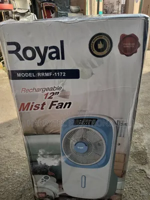 Royal Rechargeable Mist Fan With 2 Years Warranty