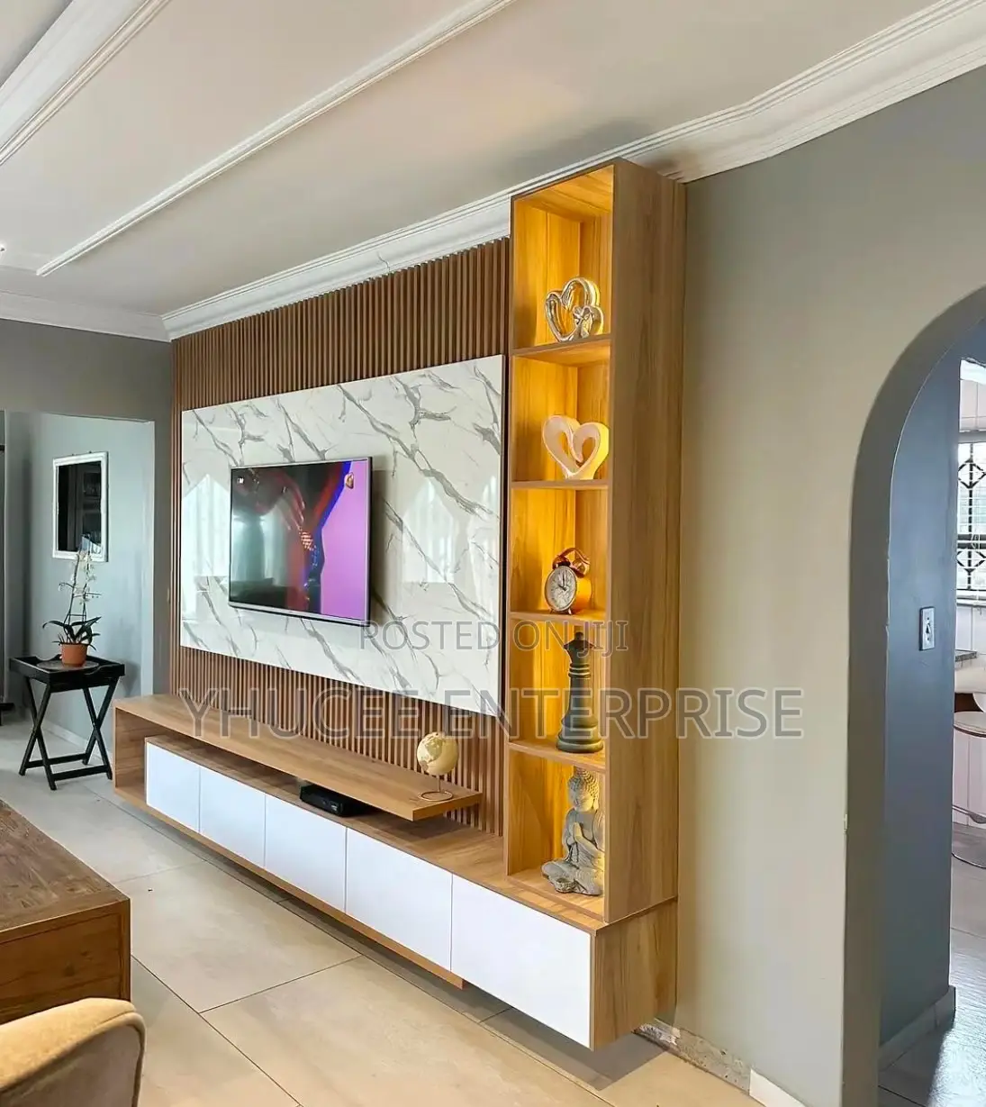 Tv Wall Panel and Tv Console