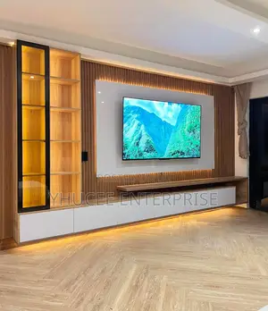 Premium Modern Wall Panel Tv Console Design