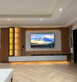 Premium Modern Wall Panel Tv Console Design