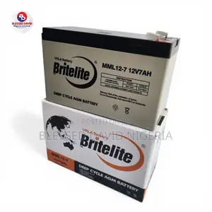 Britelite 12v 7ah Replacement Battery Mml12-7