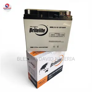 Britelite 12v 18ah Replacement Battery Mml12-18