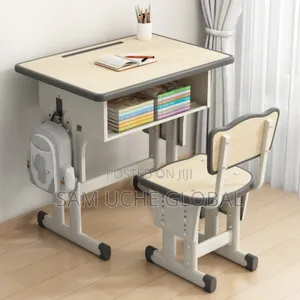 School Desk and Chair Single