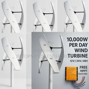 10000w Per Day 48v Vertical Wind Turbine Delivers Energy From Wind