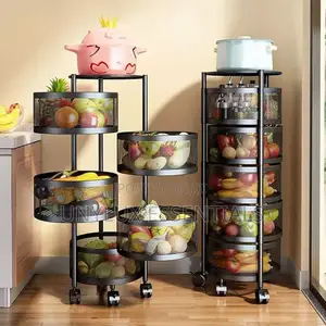 5 Tiers Rotatable Storage Rack