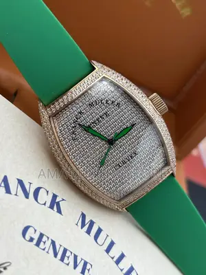 Franck Muller Luxury Designer Rubber Strap Men's Wristwatch