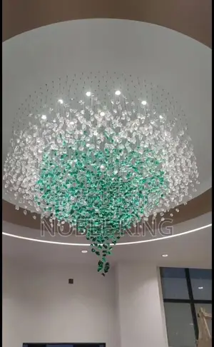 Luxury Design Colorful Stone Chandelier