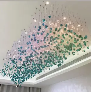 Luxury Modern Cristal Stone Hanging Chandelier