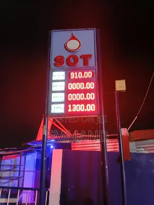 Petrol Station Price Signage