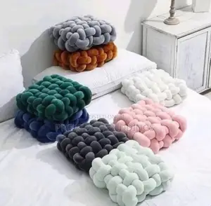Square Knotted Throw Pillow Square (Available in Any Color)