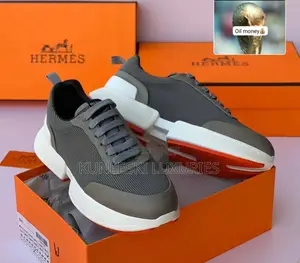 Original Hermes Luxury Men’S Sneakers in 2 Colors