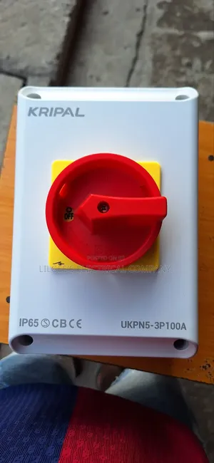 Premium Quality Kripal 100 Amps 3 Pole Waterproof Isolator Switch