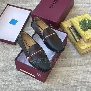 Original Bally Casual Loafers Shoes