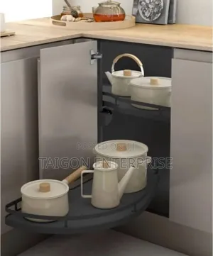 Built in Kitchen Cabinet Pot Rack