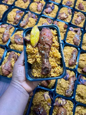 Party Jollof Rice and Chicken