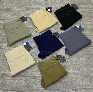 Classic Massimo Dutti Stretchy Material Chinos Trousers