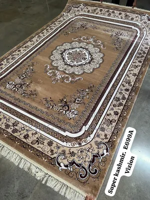 5x7fts Brown Persian Center Rug (7×10)