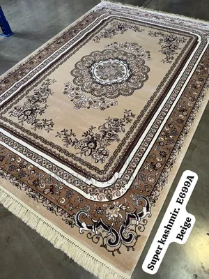 5x7fts Beige Arabian Center Rug (7×10)