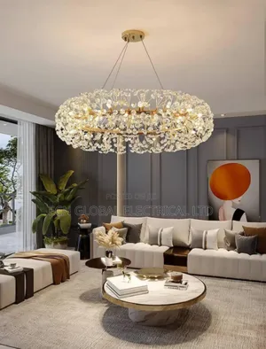 Dandelion Crystal Pendant Chandelier – Modern Luxury Ceiling Light