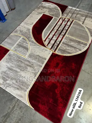 5x7fts Red/Green Turkey Center Rug