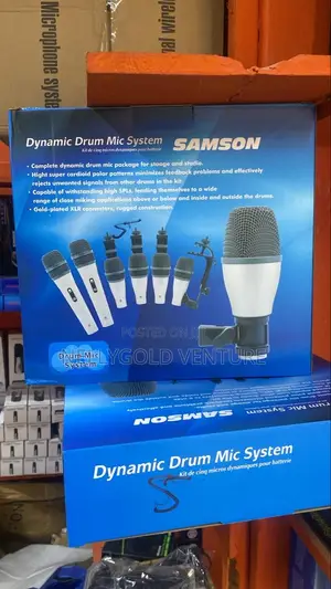 7 Sets Dynamic Drum Mic System