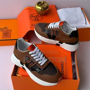 Original Hermes Casual Leather Luxury Sneakers