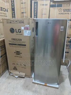 Lg Smart Inverter Gn-304 Upright Freezer Silver