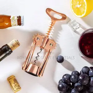 Quality Stainless Steel Rose Gold Wine Opener.