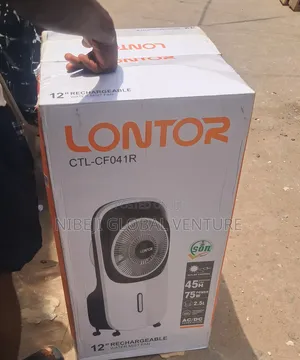 Lontor Rechargeable Mist Fan 12 Inches