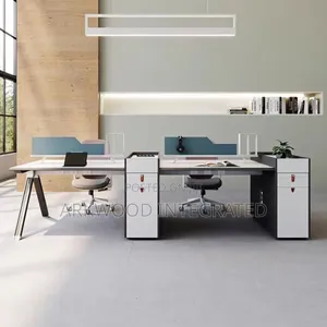 4 Seaters Contemporary Workstations Table