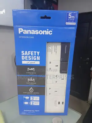 Panasonic 5 Metres Surge Protector And Extension Cord-wchg 255322w