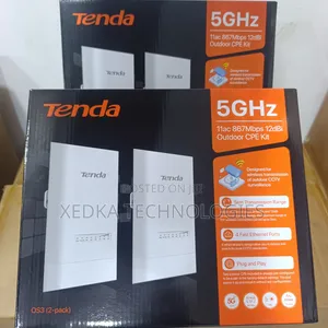 Tenda 5km 5ghz 12dbi 11ac 867mbps Outdoor Cpe Os3 2-Pack