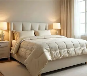 100% Polish Cotton Fabric Duvet Bedsheet Set (6x6)